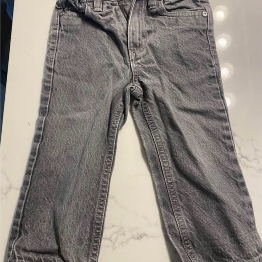 Calvin Klein Men's Light Gray Relaxed Jeans